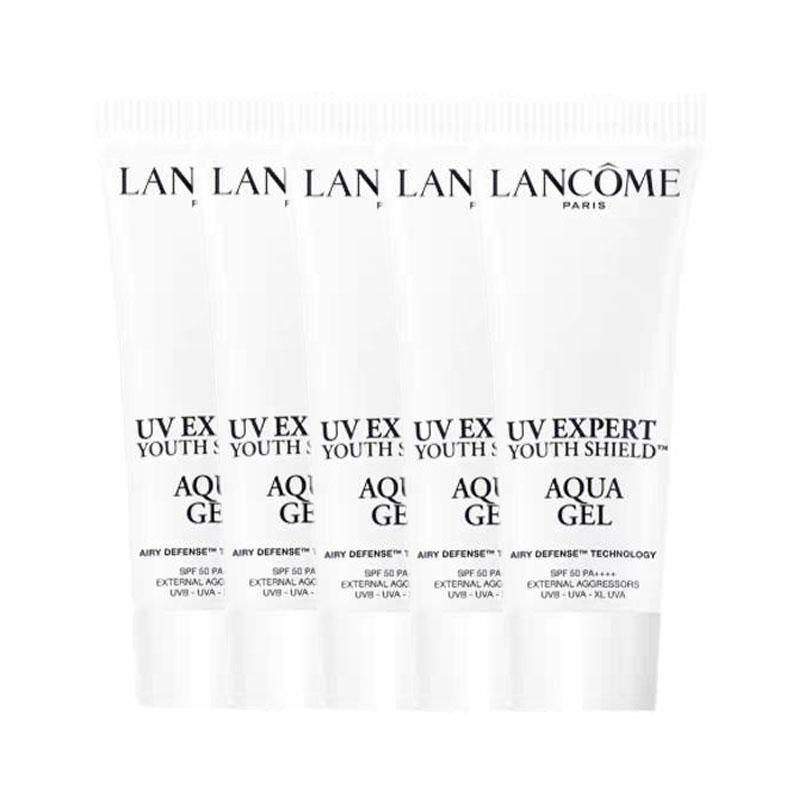 Lancôme Дорожный формат/формат для знакомства Маленький белый тюбик размер солнцезащитного крема, освежающий, легкий и водопроницаемый SPF50 PA Освежающий солнцезащитный крем 10 мл*5 белый