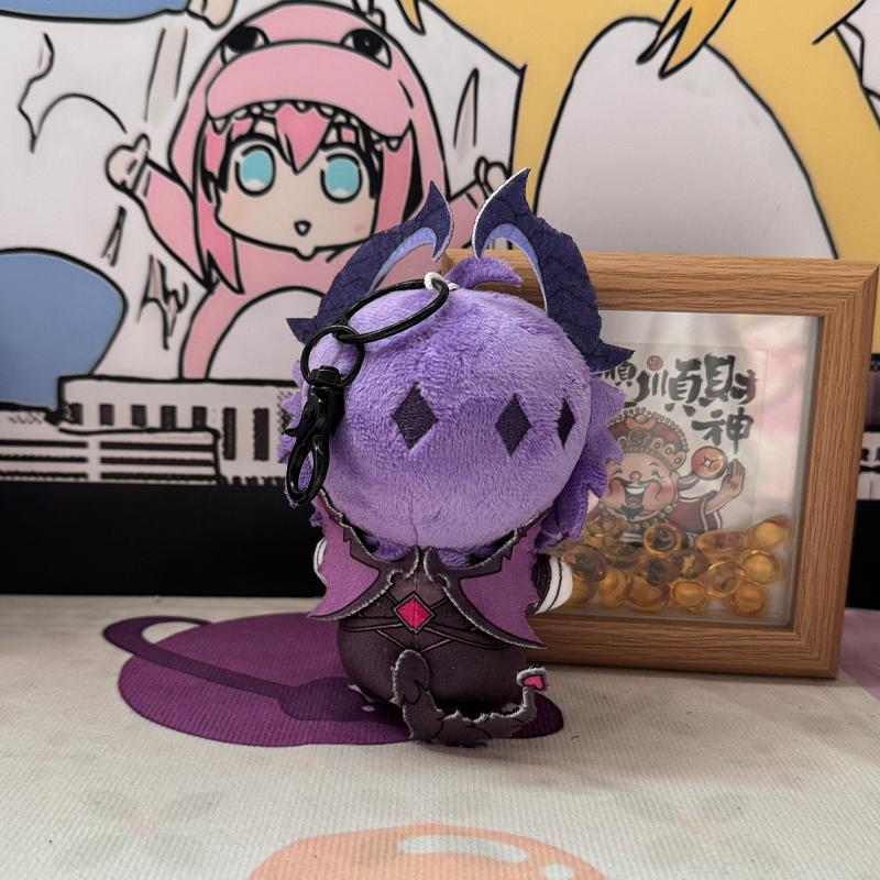 Genshin Impact Columbina Flins Durin 10cm Bambola Cosplay Anime Ciondolo Portachiavi Compleanno Bambini