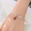 Copper Passion and Love Red Rose Bridal Bouquet Pendant Charm Compatible With Authentic Charm Bracelets Women Do It Yourself Jewellery Gift