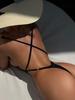 European & American Style Solid Color Backless Sexy One-Piece Bikini Swimwear