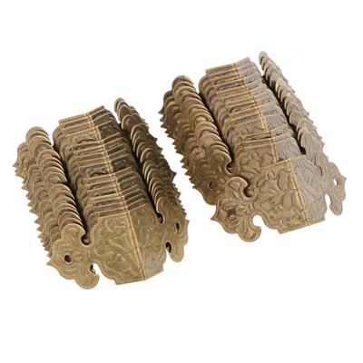 30 Stück Vintage dekorative Holzbox Eckenschutz Kantenschutz