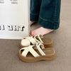 High-end Silver Two-wear Hollow Bag Head Half Slippers Women's 2025 Summer Wear with Skirt Pearl One-pedal Slippers