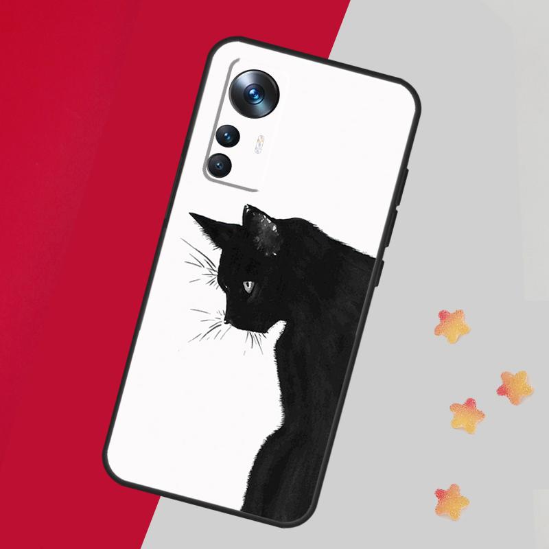 

Черный Кошачий Мордочка Китти Чехол Для Xiaomi 14T Pro 11T 12T 13T 13 14 15 Ultra Чехол Для POCO F7 F6 F5 X3 X5 X6 X7 Pro POCO X5