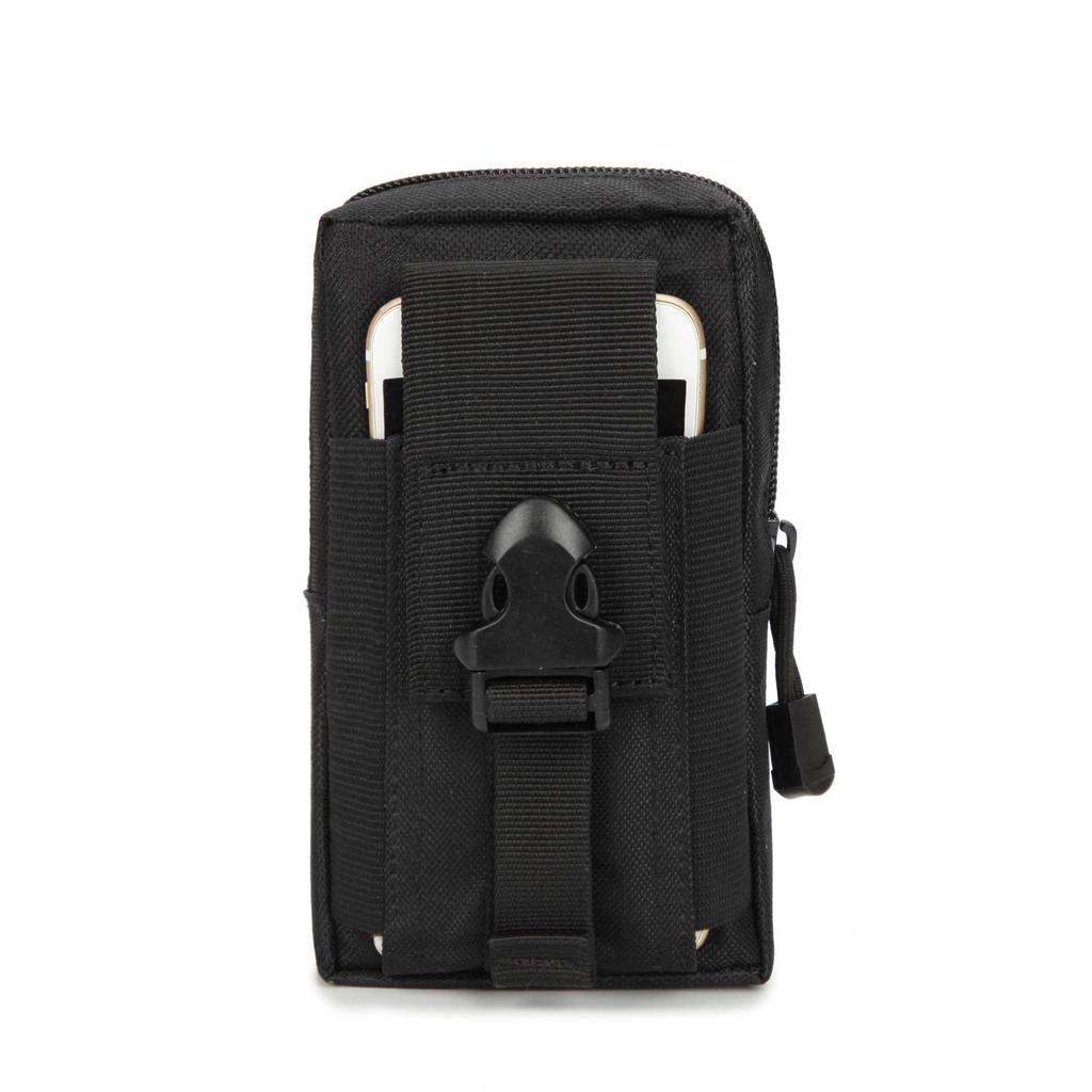 Sonderangebot: Taktische 7-Zoll-Sport-Hüfttasche für den Außenbereich mit Münzfach, Gürtelschlaufe, Molle-Befestigung und Umhängegurt.