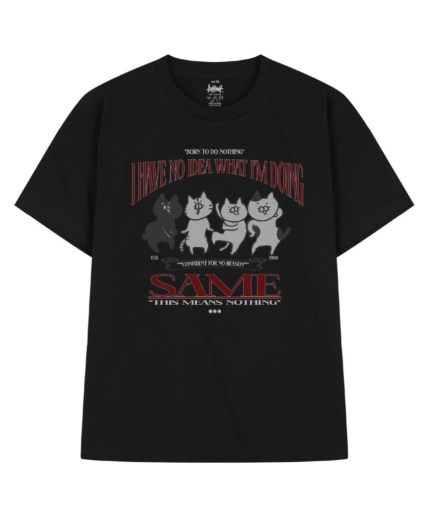 DRIFTOUT Born To Do Nothing Cat Short Sleeve T-Shirt (3 Colors)