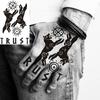 1 Vel Skelet Doornen Anker Tijdelijke Tattoos Voor Volwassen Hand Nek, Halloween Nep Tattoo Sticker Langdurig Realistisch Tatoo