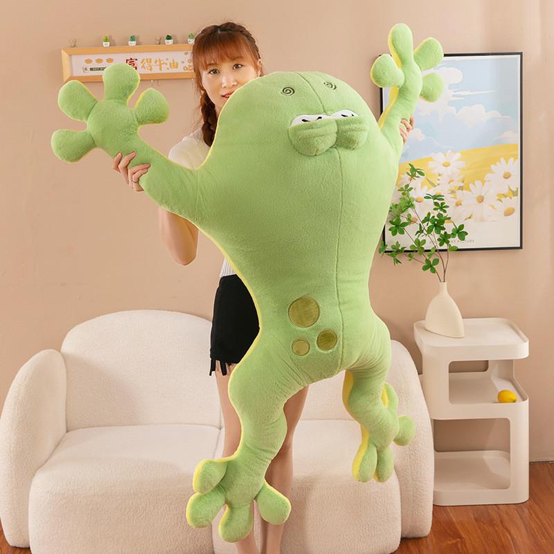 Adorable Plush Frog Stuffed Toy For Kids Green Cuddle Buddy Perfect For Sleepovers