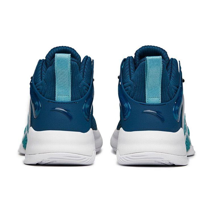 Anta Jianshan 1 Fabric Shock Absorption Non-Slip Wear-Resistant Impact-Resistant Low-Top Basketball Shoes Men Sneakers Military-Blue 112141609-3