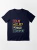The Clash Funny eat sleep clash repeat retro vintage Essential T-Shirt