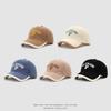 Children Corduroy Cap With Embroidered Letters For Autumn Winter Warmth And Sun Protection