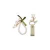 Flores Convallariae Bag Accessory Ribbon Key Ring Mobile Phone Lanyard Korean Style Bag Pendant