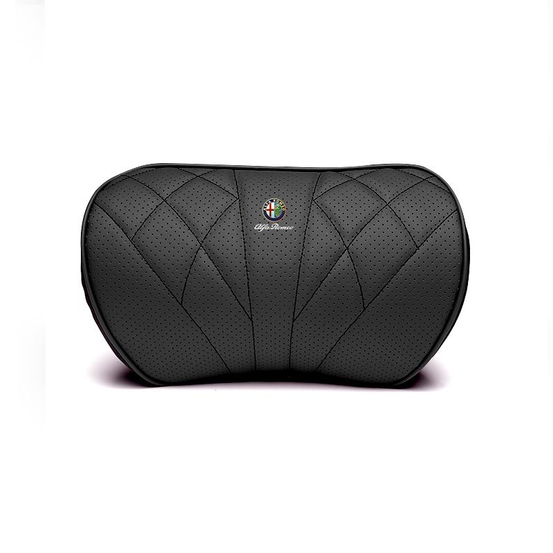 

For Alfa Romeo Memory Cotton Car Headrest Lumbar Support Auto Neck Pillow Seat Covers For Alfa Romeo Giulietta Mito 159 Giulia S