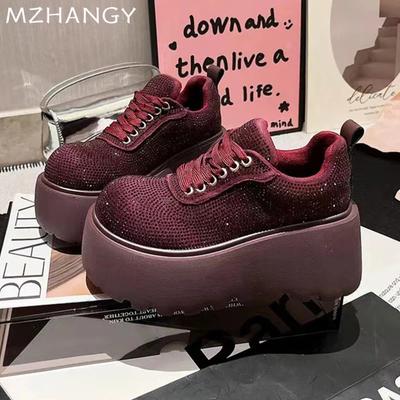 Women Platform Flats Shoes Fashion Casual Sneakers Woman 2024 Trend Winter New Running Shoes Walking Cozy Dress Mujer De Zapatos