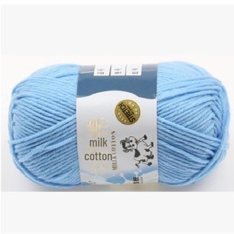 Milk Cotton Yarn Set for DIY Projects: Scarf, Crochet Slippers, Hand-Woven Bags