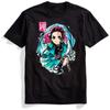 Demon Slayer Funny Cartoon T Shirt Men Fashion Kimetsu No Yaiba Tanjiro Kamado T Shirt