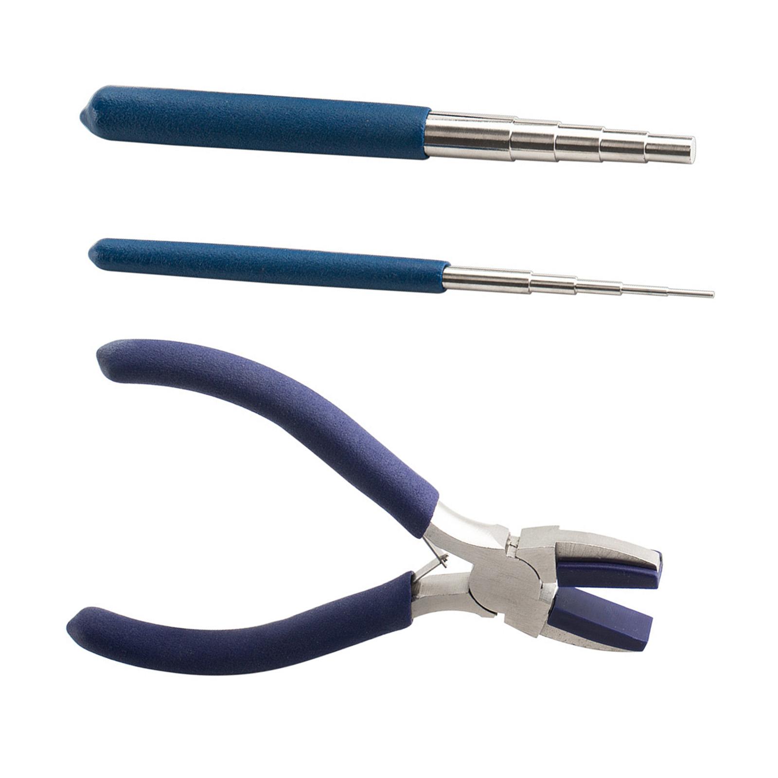 

Многофункциональный набор приспособлений для изготовления ювелирных изделий с переносными прочными стальными штифтами для изготовления ожерелий, браслетов и украшений