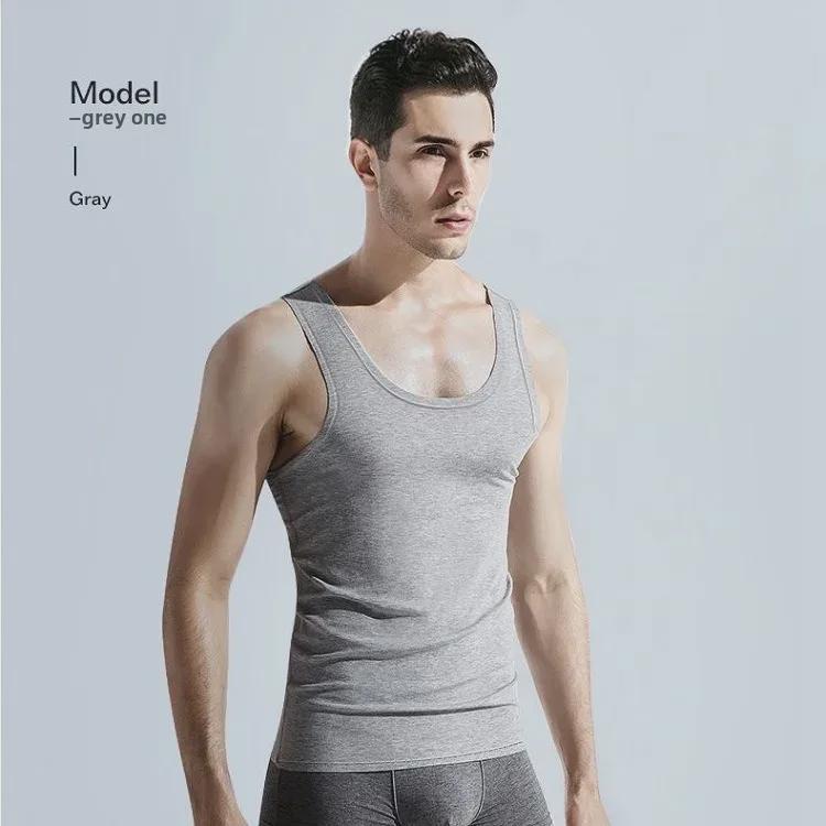 Men's 2024 Loose Cotton Sports Vest: Sleeveless Summer Casual Inner Wear