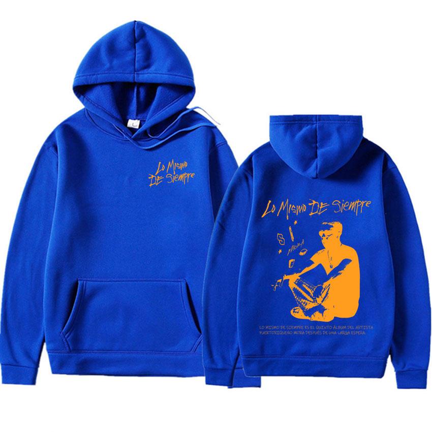 Rapper Mora Lo Mismo De Siempre Merch Hoodies Men's Women Clothing Fans Gift Sweatshirts Harajuku Casual Oversized