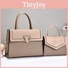 Womens Handbag Set Pu Lock Closure With Inner Pockets For Daily Use