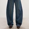 ONLY Women's High-Waisted Loose Distressed Washed Denim Jeans