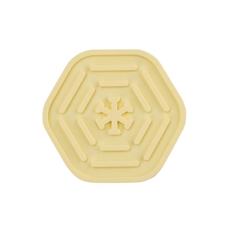 Silicone Coaster Water-Draining Coasters Anti-Slip Heat-Insulating Coaster Heat-Resistant Coffee Beverage Coaster