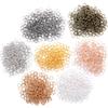 Anneaux de Jonction en Métal Anneaux Ronds Brisés Connecteurs pour Accessoires de Fabrication de Bijoux DIY 3-12mm Fournitures pour Colliers Boucles d'Oreilles