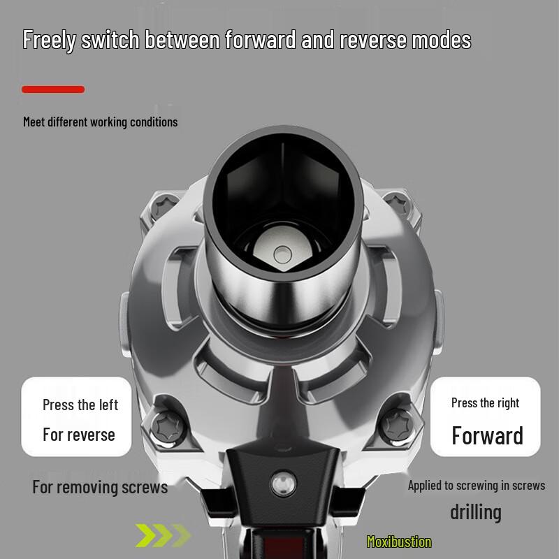Brushless Cordless Impact Wrench & Drill CN plug (adapter included)