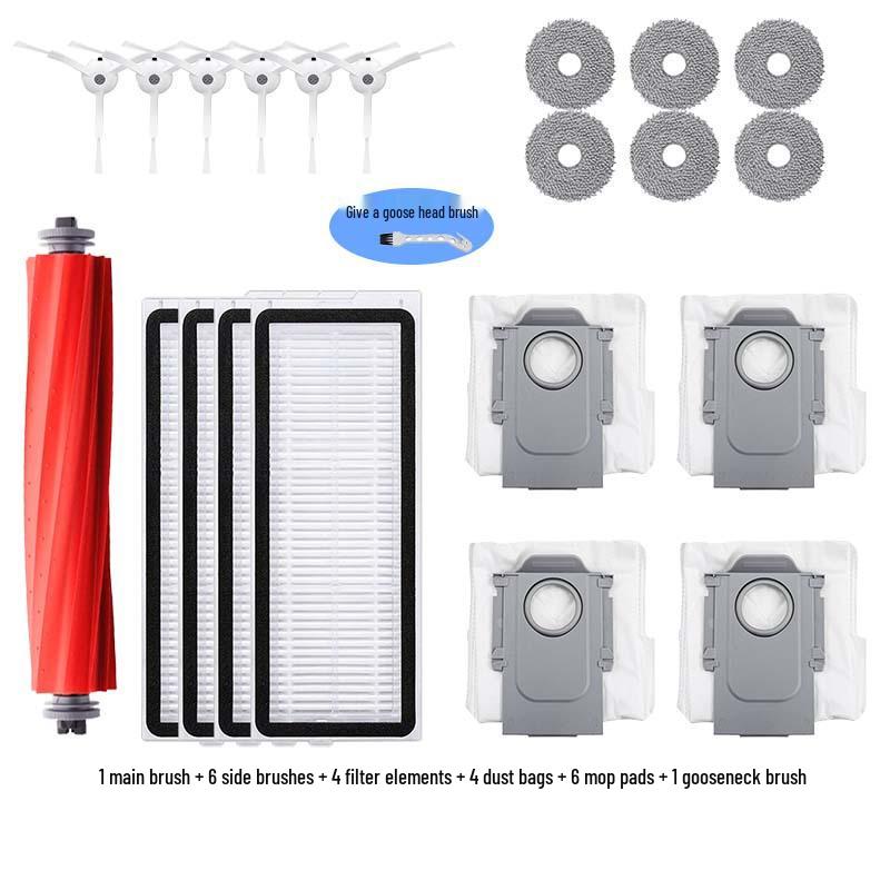 P10 Pro Sweeping Robot Accessories: Main Brush, Side Brush, Filter, Dust Bag for Qrevo MaxV/Pro