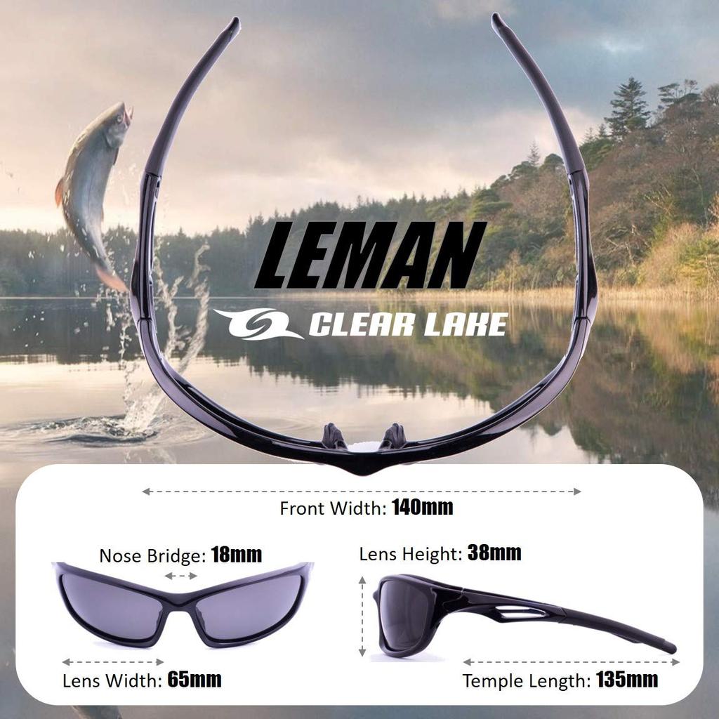 ClearLake Leman Sports UV Protection Silver Sunglasses, Polarized, Unisex, 99% (Matte Blue, Mirror)