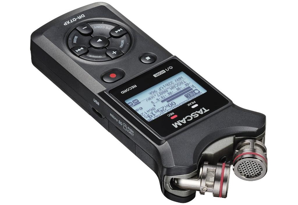 Tascam DR-07XP - Portable digital recorder with in