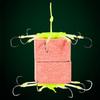 New Anti-Hanging Water Bottom Explosion String Hook with Barbed Sharp Fish Hook Carp Fishing Tackle Hedgehog 90 Degree Adjust
