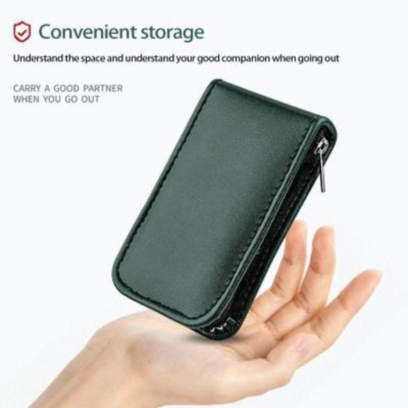 German Quality 6-piece Dark Green Portable Nail Care Set with Nippers, Scissors and Pedicure Tools