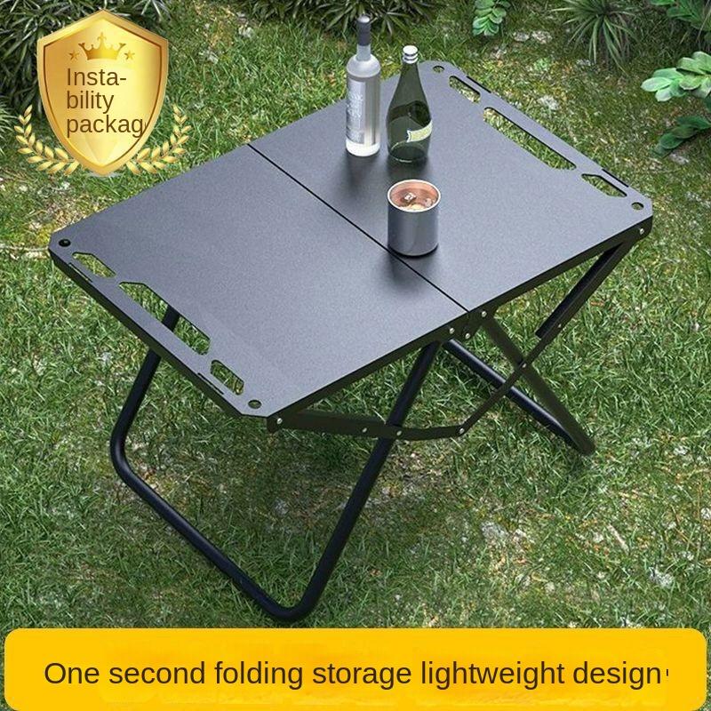 Outdoor Folding Table, Multi-Functional Camping Side Table, Picnic Table, Camping Gear, Stall-Setting and Travel Folding Table