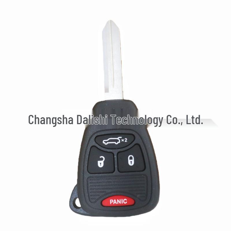 Chrysler Remote Replacement Car Key Shell with Small Buttons & Battery Holder
