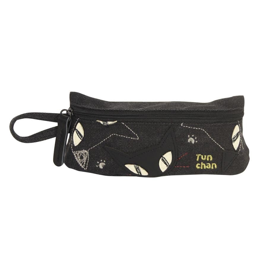 

Футляр для очков Noah Family 17 x 6 x см, дизайн Tsun-chan, женский, черный, прибл.. 3,5