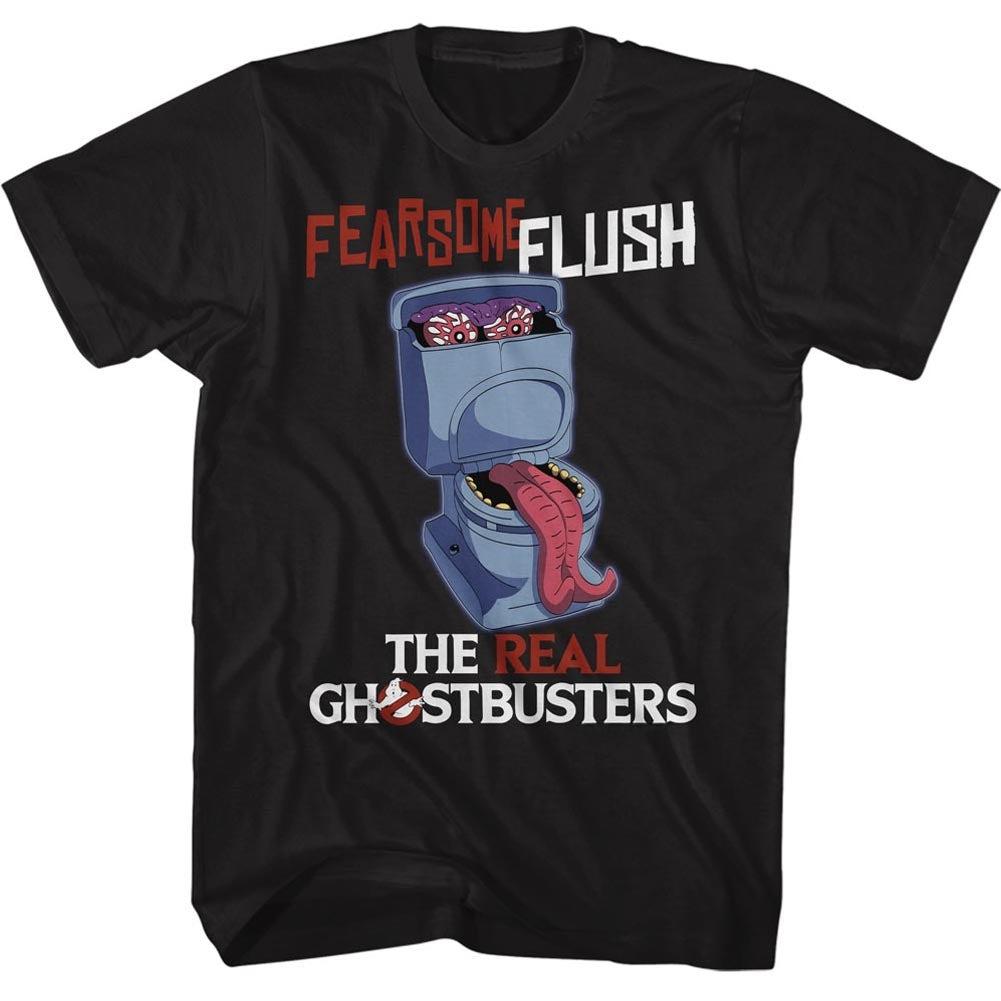 The Real Ghostbusters Ecto Slimer Stay Puft Graphic T Shirt Retro s Cartoon Streetwear Cotton Oversized Tee