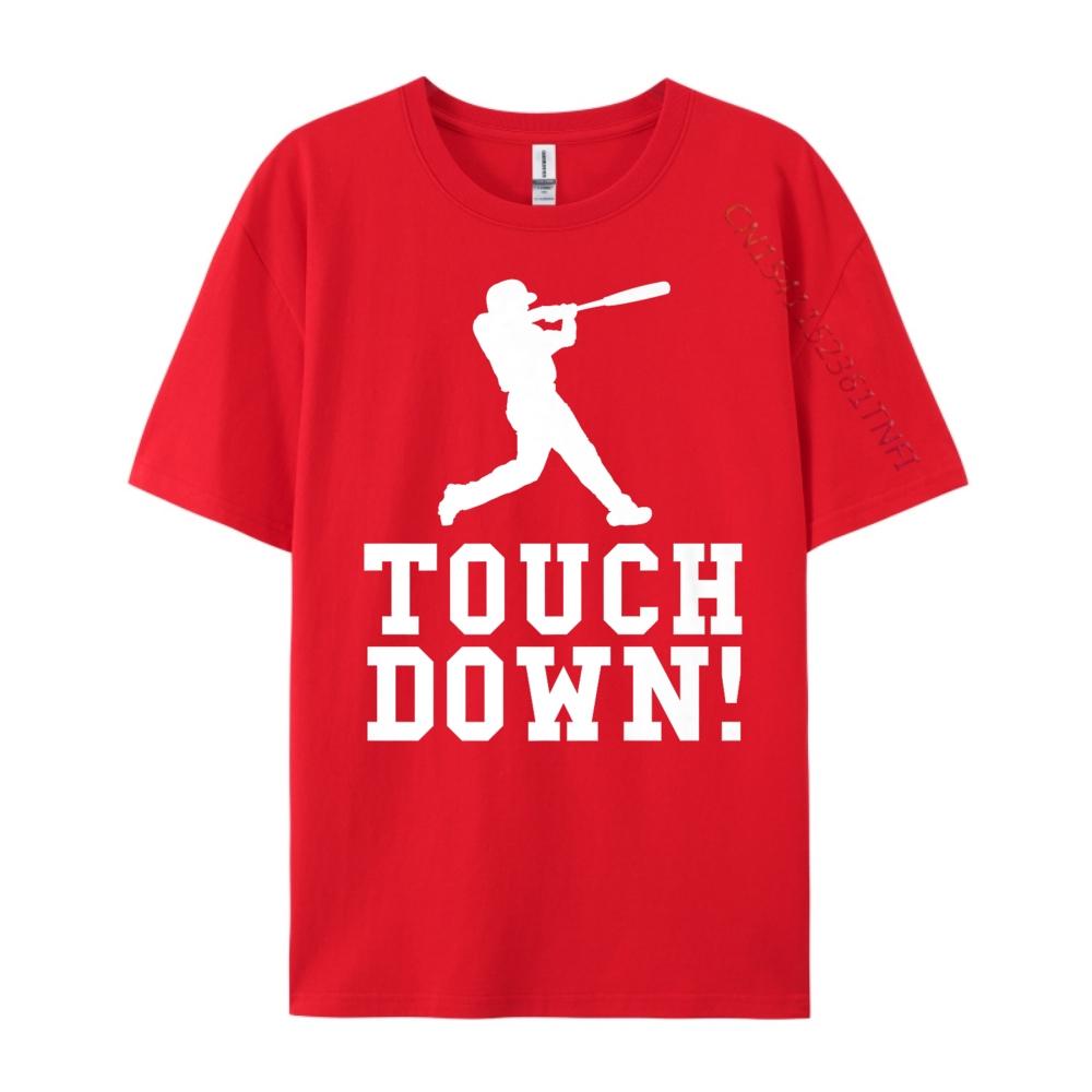 Funny Touchdown Baseball 3XL Men Clothing Gifts For Men Graphic Graphic Tee Original Mens TShirts Creative
