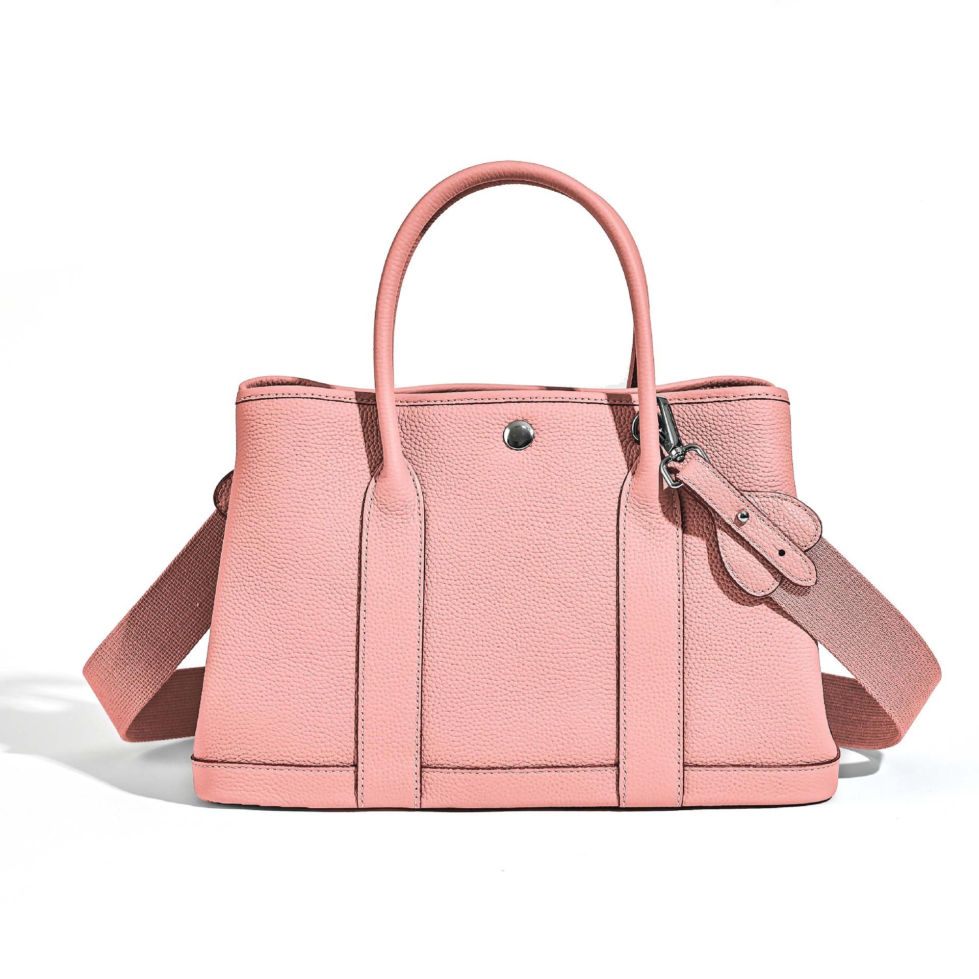 

2026 First Layer Cowhide Garden Bag Large Capacity Genuine Leather Women s Bag Niche Fashion Versatile Commuting Handbag 30x15x20cm
