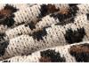2024 Fall Women's Animal Pattern Jacquard Knit Sweatshirt - European & American Style Long Sleeve