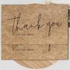 50-Pack Kraft Paper Thank You Cards | Blank Greeting & Postcards | Perfect for Handwritten Messages & Decorations
