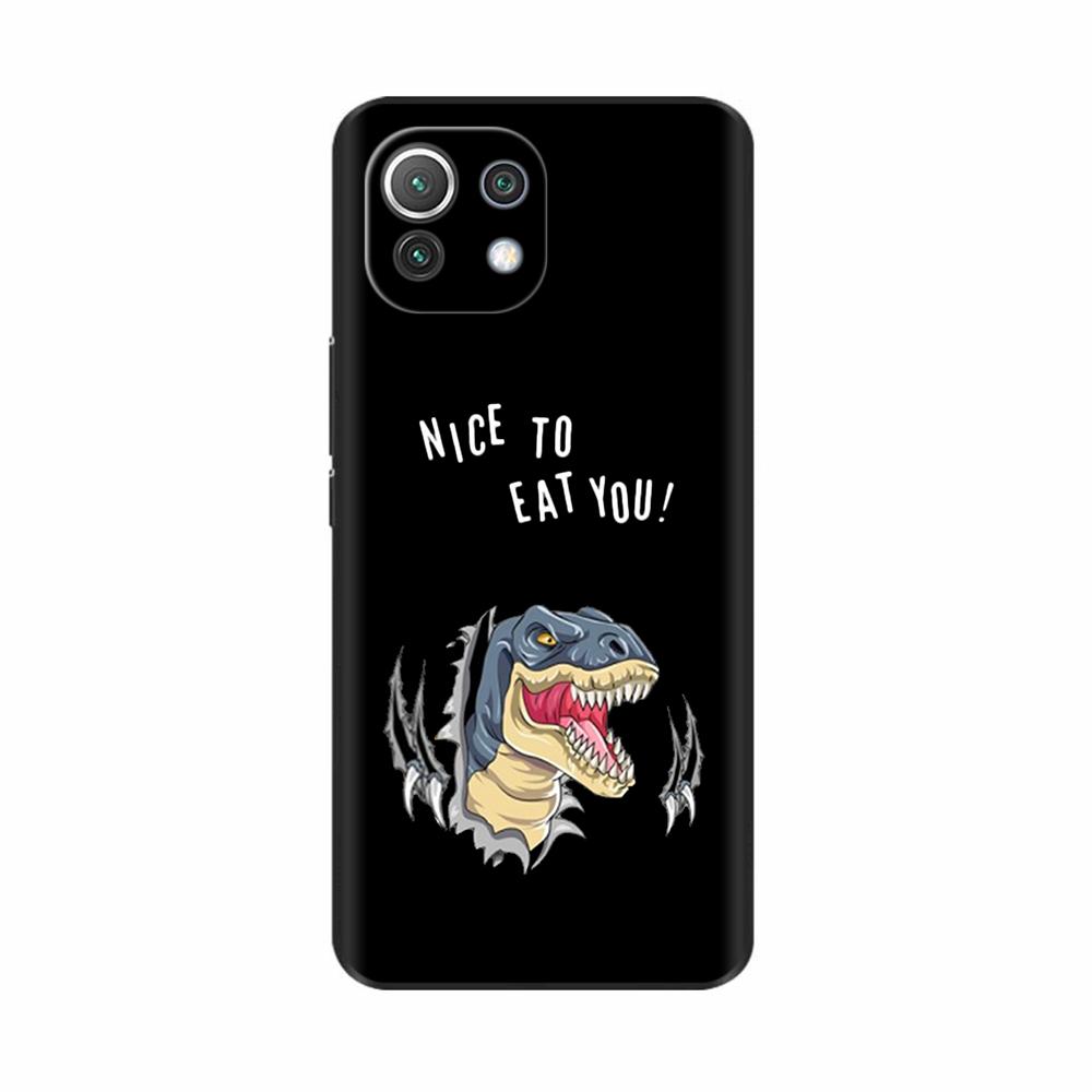 For Xiaomi Mi 11 Lite 5G NE Case Painted Soft Silicon Phone Back Cover For Xiomi Mi 11 Lite Case Mi 11 Lite Mi11 11i Shell Cover