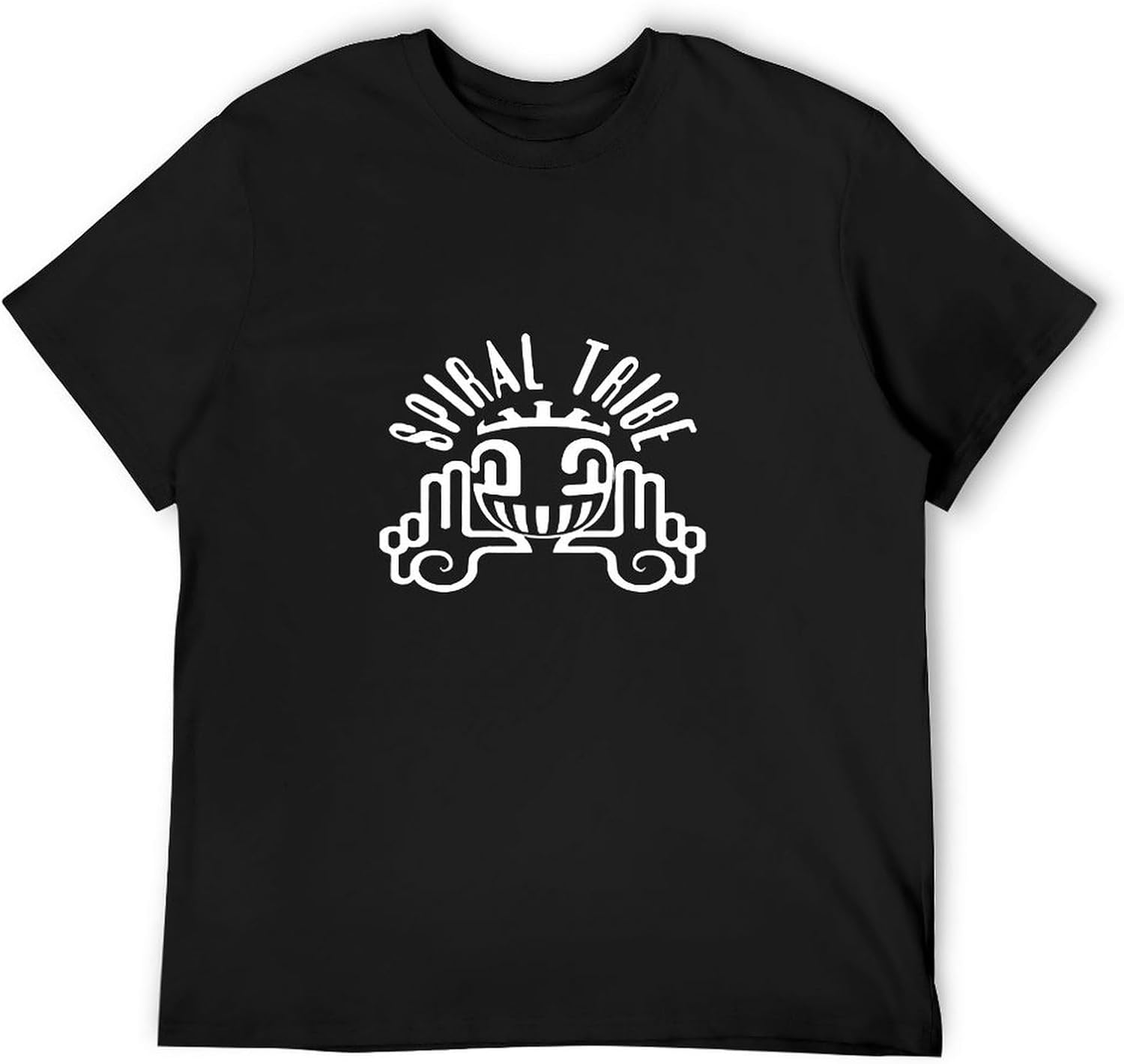 Spiral Tribe Techno Party Music T-Shirt Mens Unisex Tees XS чёрный