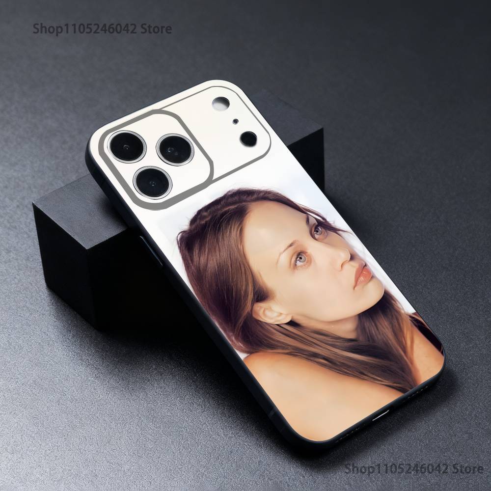 F-Fiona A-Apple Phone Case For iPhone 17,16,15,14,13,12,11,Pro,Max,Plus Black Soft Cover