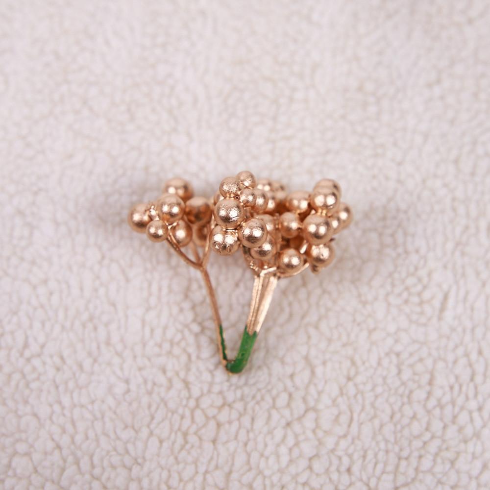 

Foam Charming Christmas Mini Berry Craft Materials For Diy Holiday Decorations Gold Mini Berry