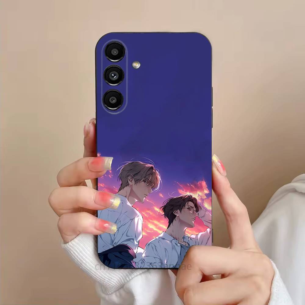 L-Lost In The C-Cloud Manga Phone Case For Samsung Galaxy S21 22 23 24 S25 Ultra PlusS20 FE S10 Plus Cover Funda