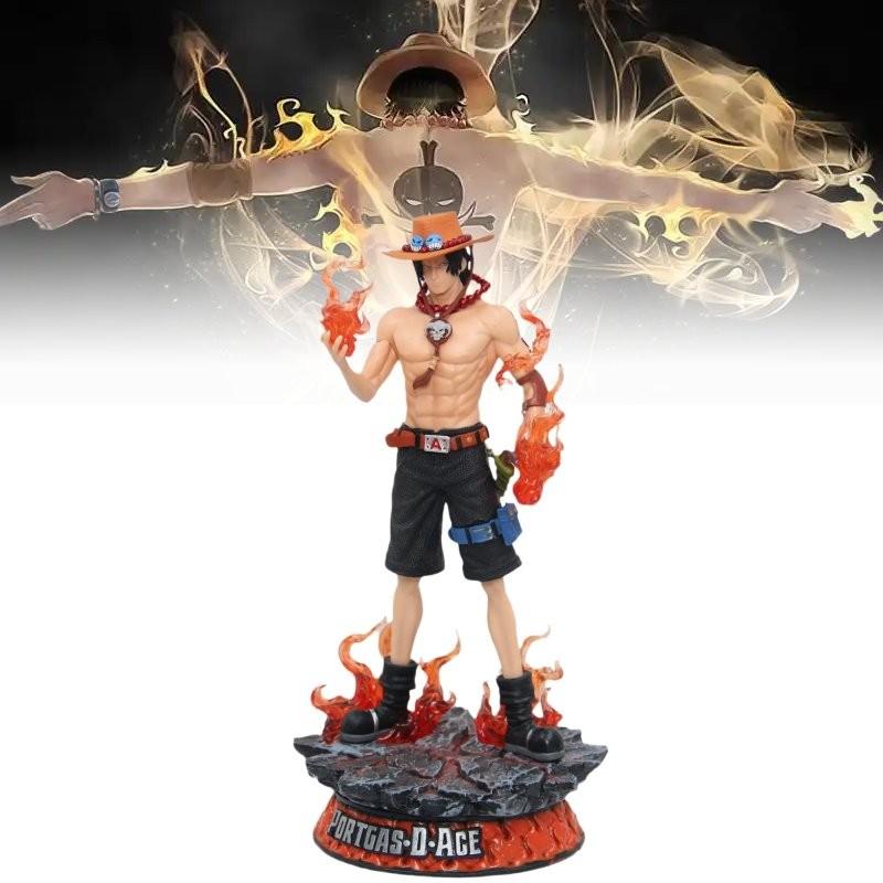 One Piece Ace Pvc Toy Doll Model Desktop Decoration Children Christmas Gift