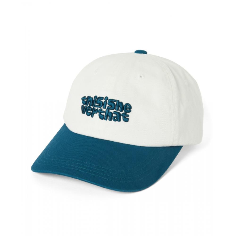 Thisisneverthat Bold Logo Cap White Blue F