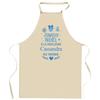 Kitchen Apron - Planetee Merry Christmas « To the Best Cassandra » - Cotton - Printed In France - Adjustable Ties
