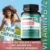 Vitamin B12 1000mcg Vegan, B12 Vitamin for Energy, Fatigue, Immune System, Vit B12 Gluten Free and GMO, Vitamin B12 Certified Pure Cyanocobalamin