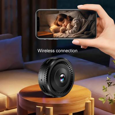 Bezprzewodowa Kamera WiFi 1080P HD Kompatybilna Widzenie Nocne Wewnętrzna Kamera Bezpieczeństwa Domowego Zewnętrzna Kamera Nadzorcza Przenośna Mini Kamera Sportowa Akcji